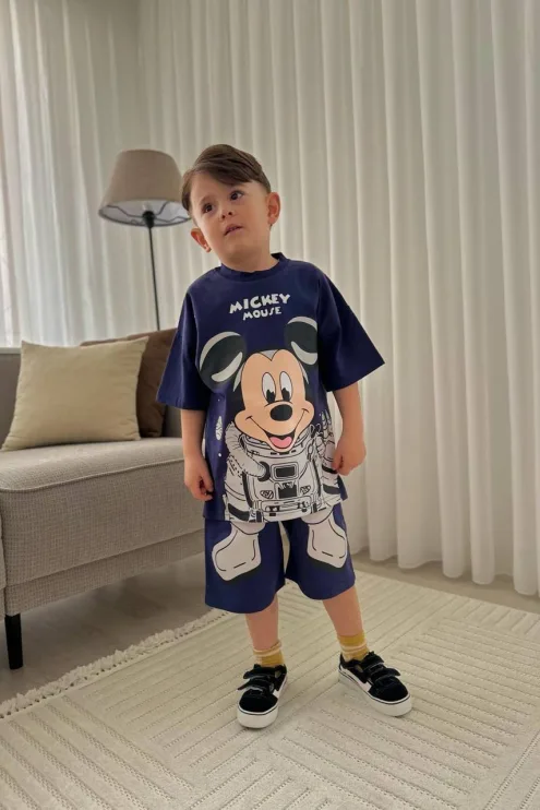 Mickey Mouse Astronot İkili Takım - Erkek Çocuk