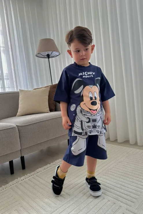 Mickey Mouse Astronot İkili Takım - Erkek Çocuk
