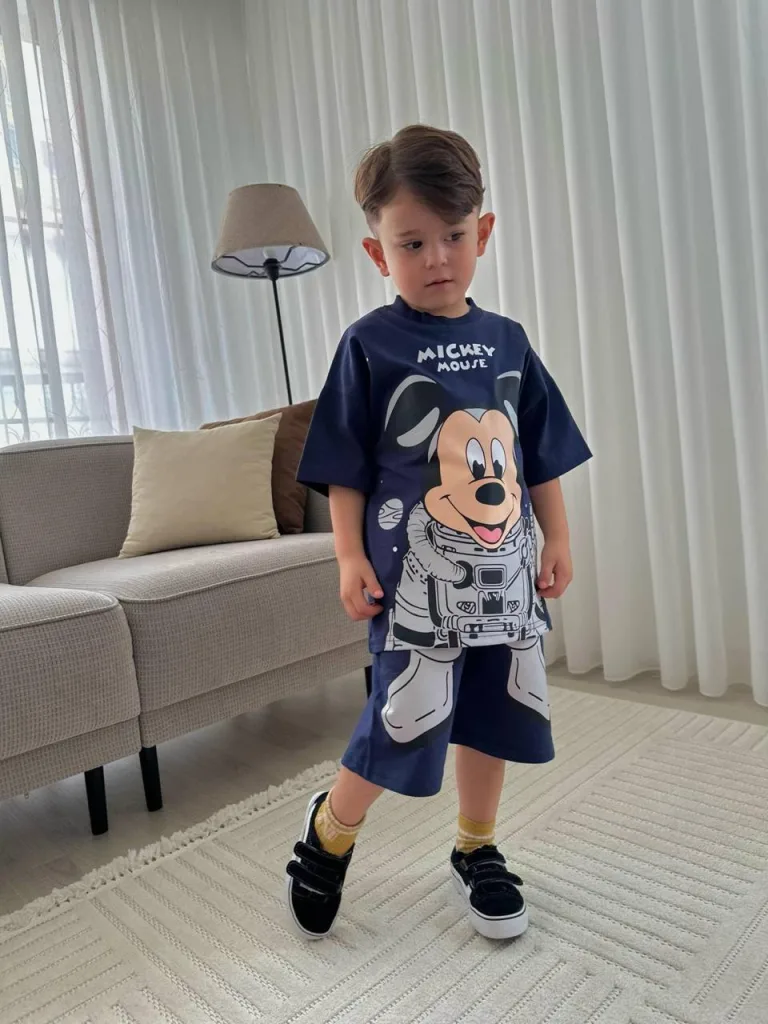 Mickey Mouse Astronot İkili Takım - Erkek Çocuk