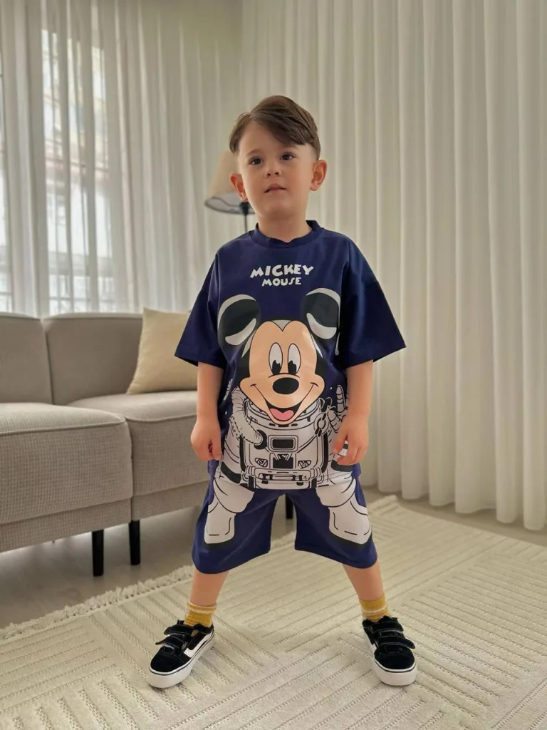 Mickey Mouse Astronot İkili Takım - Erkek Çocuk
