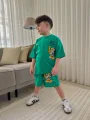 Mickey Mouse Sırt Baskılı İkili Takım - Erkek Çocuk
