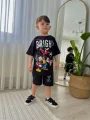 Bright Baskılı Şortlu Takım - Erkek Çocuk