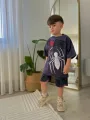 Marvel Spider-Man Baskılı İkili Takım - Erkek Çocuk